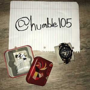 Gold Fossil Watch💸